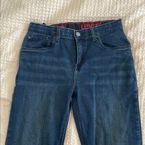Levi's Women's Straight Leg Medium Blue Denim Jeans